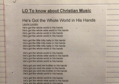Year 4 - To know about Christian Music